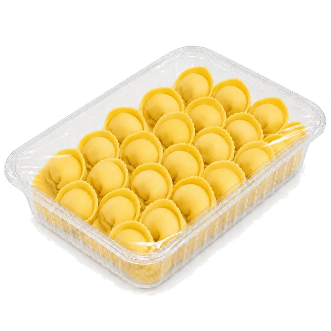 Cappellacci ripieni di burrata toscani all'uovo I Medicei 1 kg 25 pezzi vaschetta refrigerata HoReCa