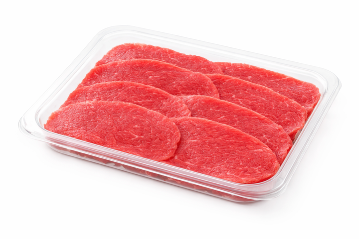 Carpaccio di Chianina IGP VBAC confezionato in ATM, fette sottili di carne magra toscana per ristorazione professionale B2B
