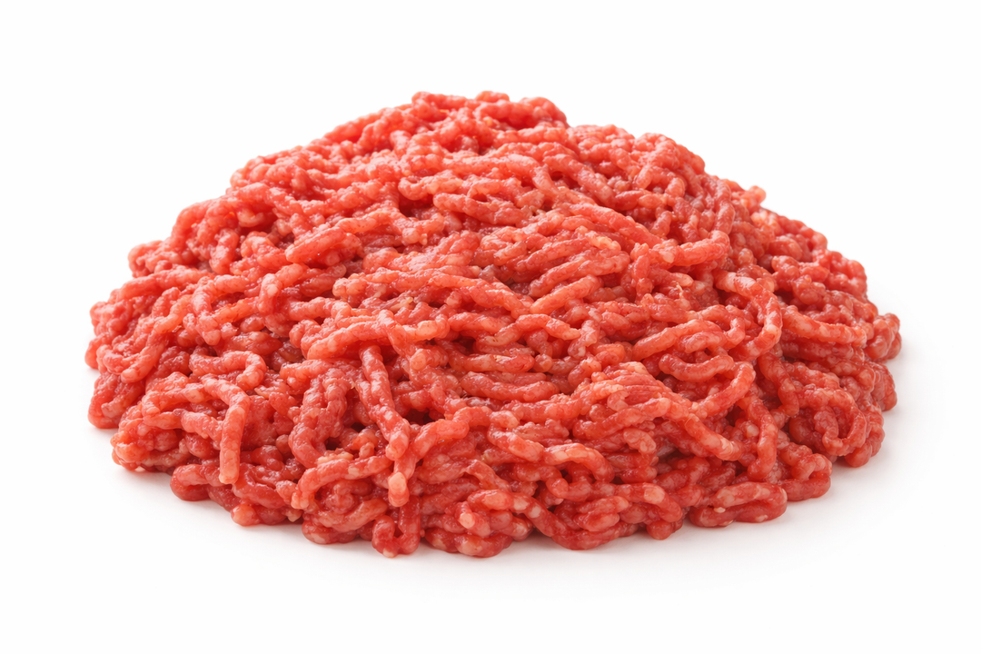Macinato di bovino adulto italiano fresco, carne macinata artigianale per ristorazione professionale

