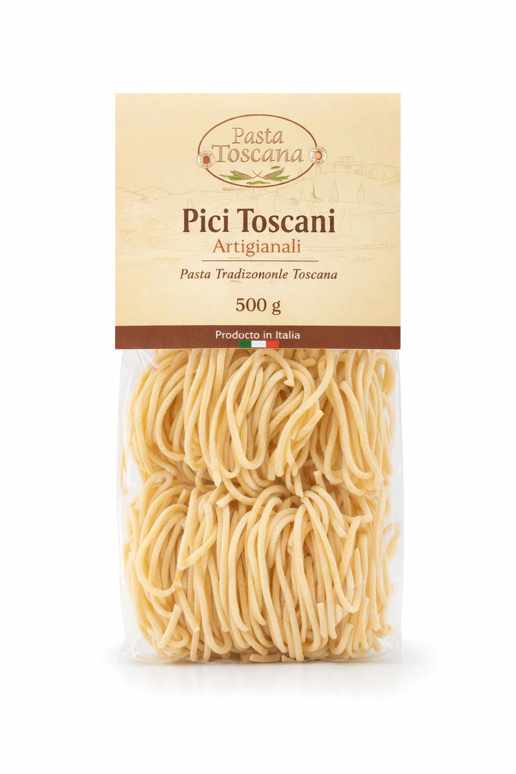 Pici Toscani artigianali 500g pasta tradizionale toscana per ristorazione e fornitura B2B Salumeria Toscana