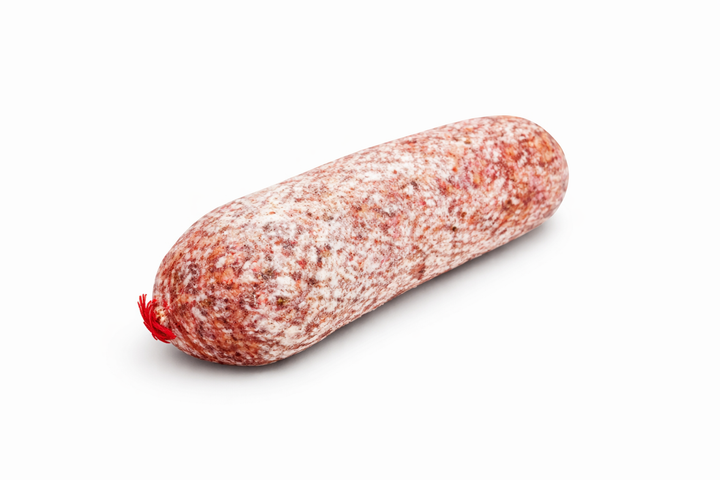Sbriciolona Toscana 2,5 kg forma intera in budello naturale Salumificio Poggetto fornitura B2B ristorazione tagliere professionale