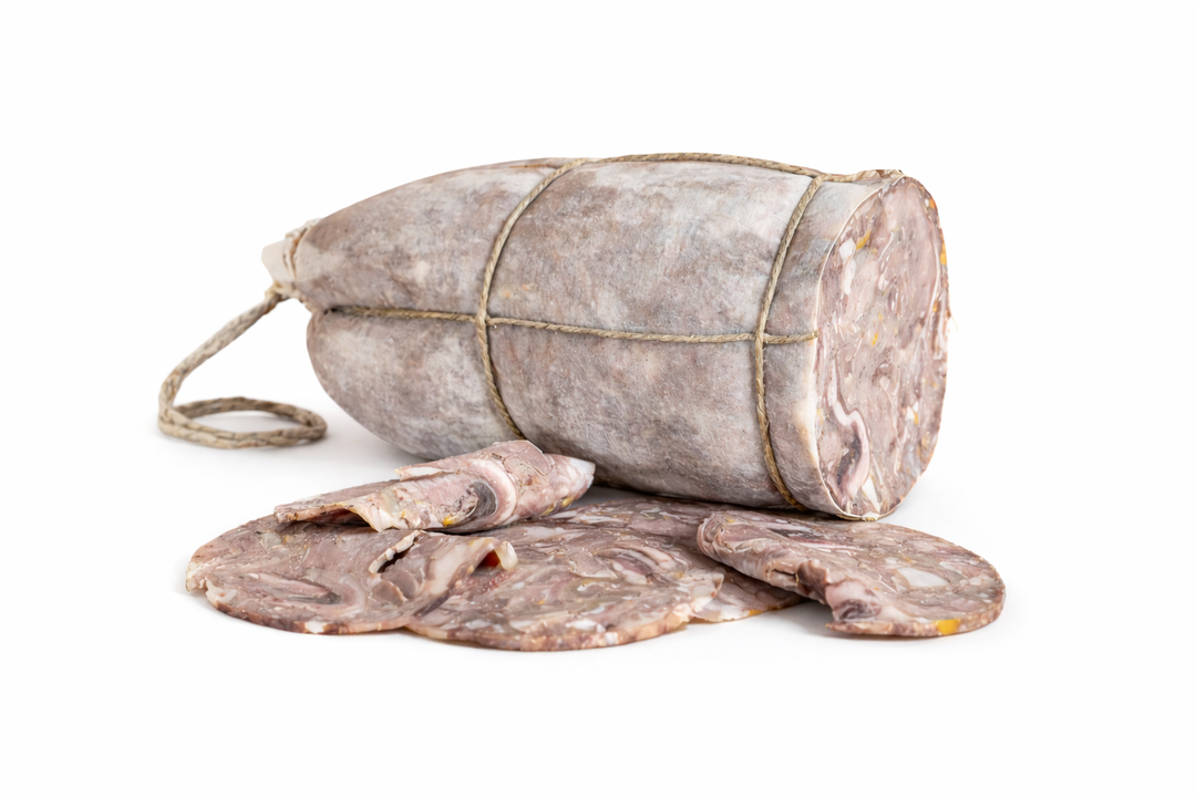 Soppressata di Cinta Senese DOP artigianale toscana, salume certificato per vendita all’ingrosso e forniture B2B
